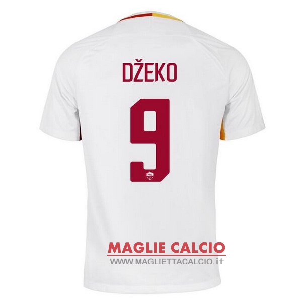 nuova maglietta roma 2017-2018 dzeko 9 seconda